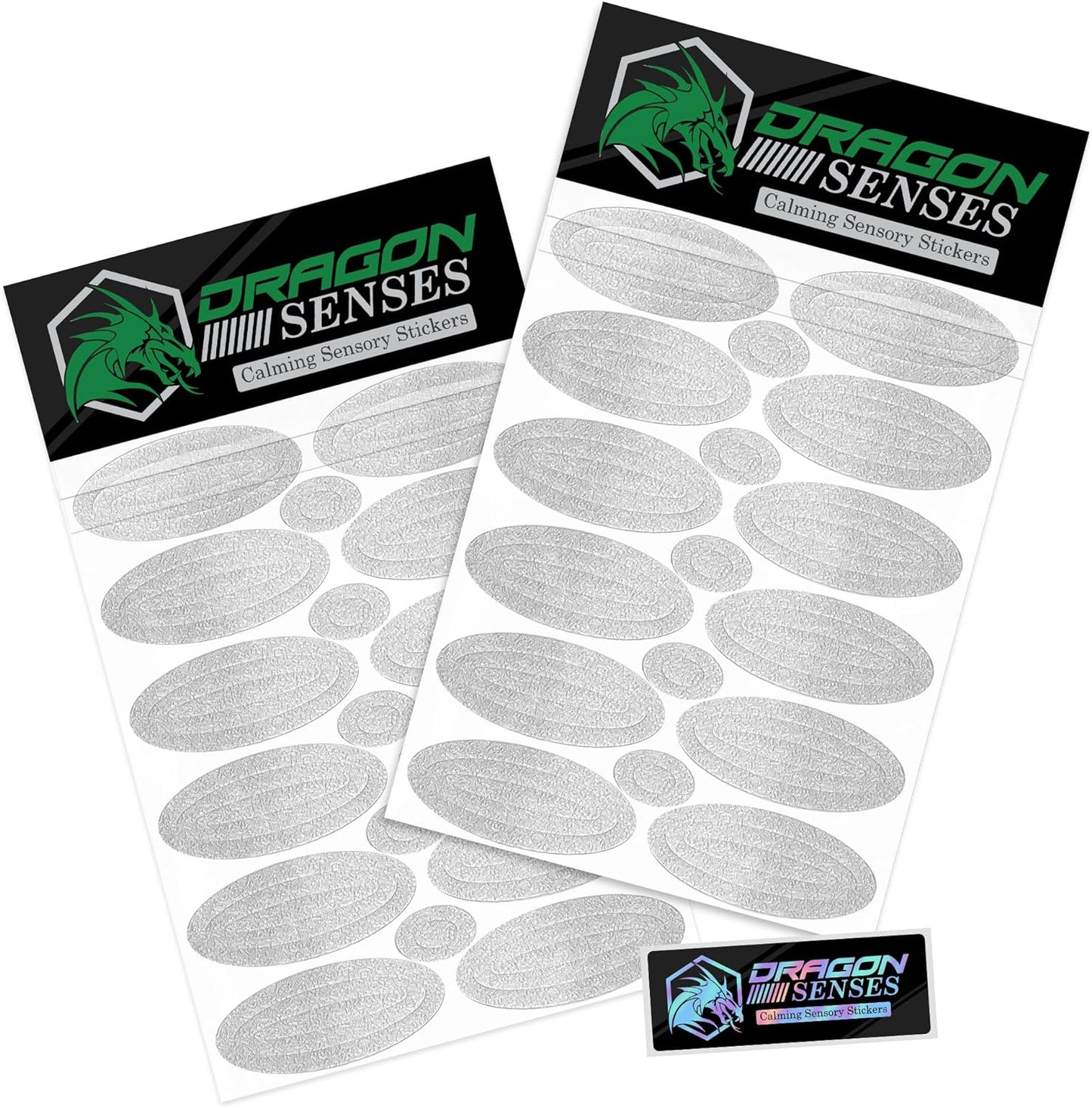 Dragon Senses Calm Strips for Anxiety Sensory Stickers, Textured Stickers with Enhance Sensory Soothing & Calming Effect for Special Needs