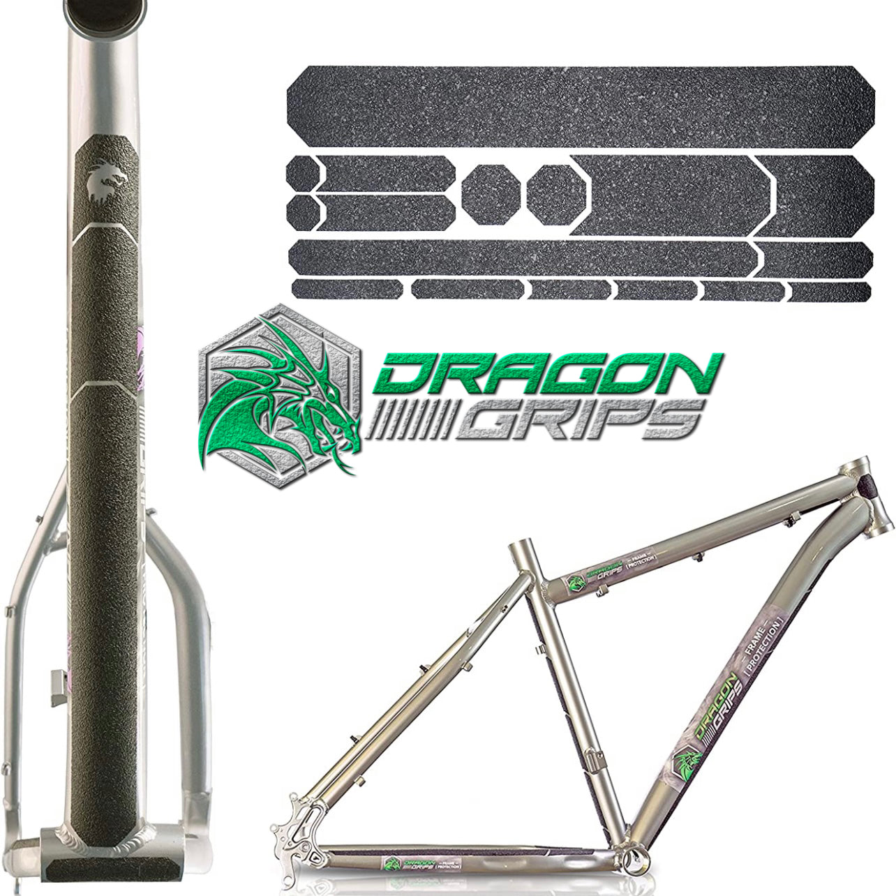 Dragon Grips Mountain Bike Frame Protection Tape Decal Kit