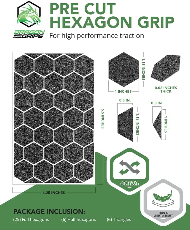 Hexagon Decal Sticker Grips